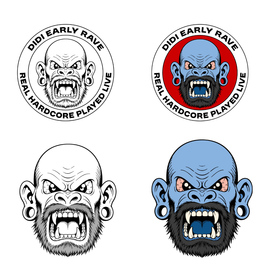 Pack 8 stickers DIDI EARLY RAVE